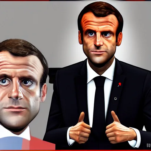 Prompt: character design of emmanuel macron as a character of GTA 4, high quality, smooth