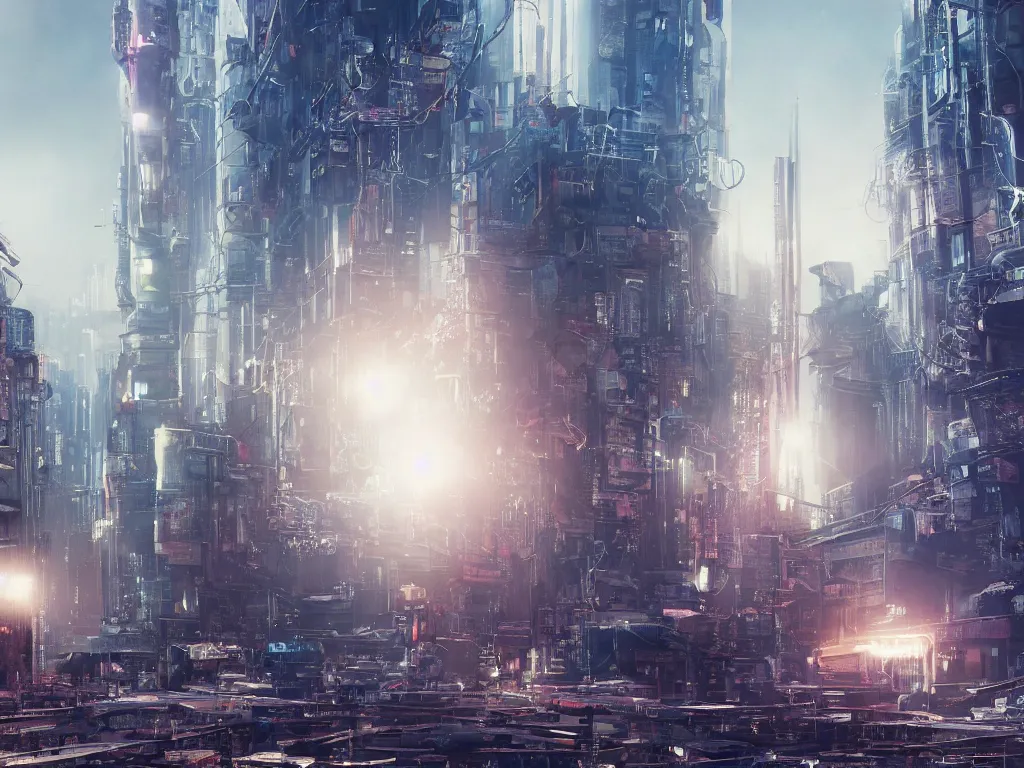 Image similar to photo of 8k ultra realistic illustration spacex, clear sky, Big budget horror movie set in cyberpunk city, staring Wallace & Gromet, Sailor Moon, and cyborg cowboys, full of colour, cinematic lighting, battered, sci-fi, fantasy, intricate, elegant, highly detailed, digital painting, artstation, concept art, smooth, sharp focus, illustration, art by artgerm and greg rutkowski and alphonse mucha