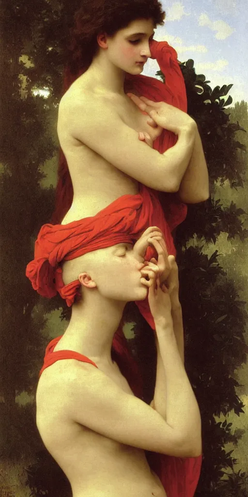 Image similar to meduca, painted by William-Adolphe Bouguereau