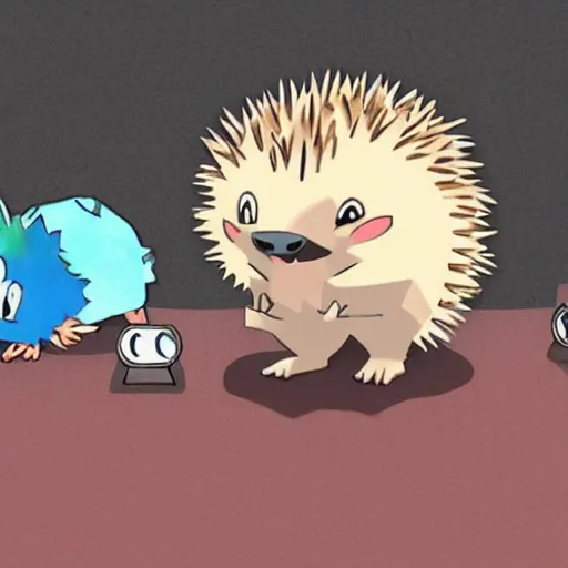 Prompt: a Hedgehog from the pokemon