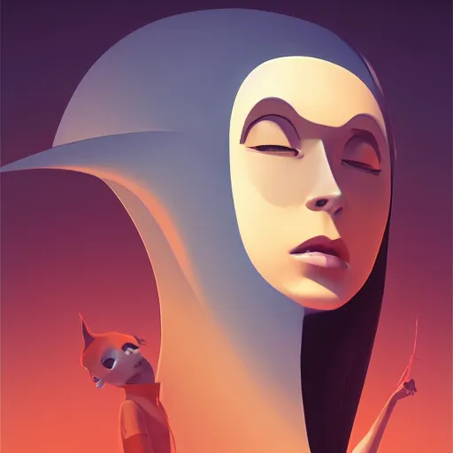 Image similar to face icon stylized minimalist the day the earth stood still, loftis, cory behance hd by jesper ejsing, by rhads, makoto shinkai and lois van baarle, ilya kuvshinov, rossdraws global illumination