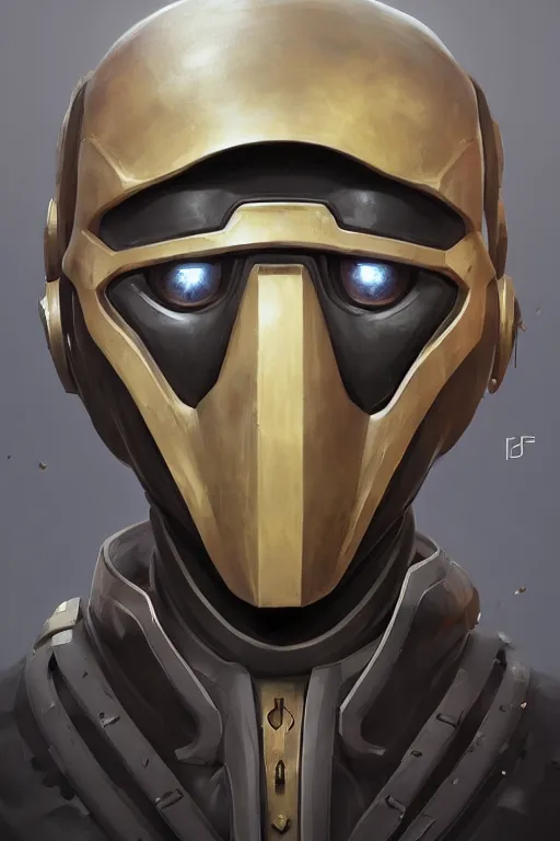 Image similar to epic mask helmet robot ninja portrait stylized as fornite style game design fanart by concept artist gervasio canda, behance hd by jesper ejsing, by rhads, makoto shinkai and lois van baarle, ilya kuvshinov, rossdraws global illumination radiating a glowing aura global illumination ray tracing hdr render in unreal engine 5