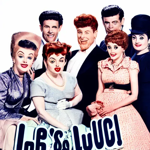 Prompt: i love lucy but filmed in 2 0 2 1