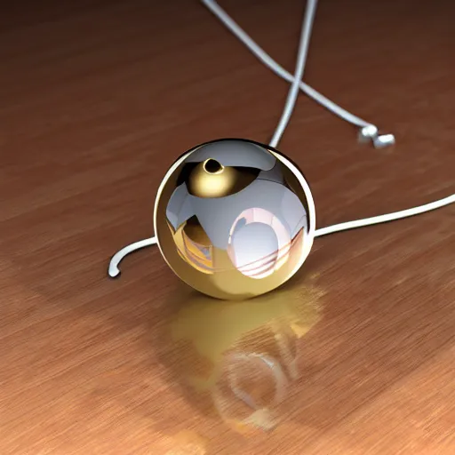 Prompt: box necklace with hands surrounding glass orb, 3d render, jewelry, studio lighting, HD photography