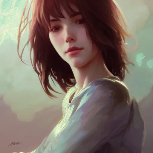 Prompt: beautiful max caulfield, intricate, elegant, highly detailed, digital painting, artstation, concept art, smooth, sharp focus, illustration, art by artgerm and greg rutkowski and alphonse mucha and loish and wlop