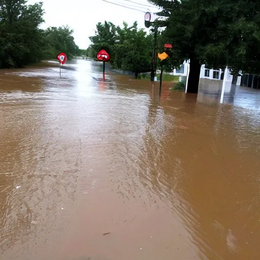 Image similar to flash flooding destruction in Kentucky