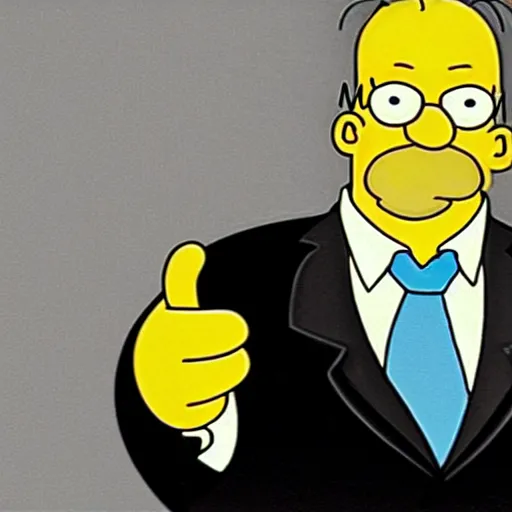 Prompt: The real Homer Simpson in the flesh. Human.
