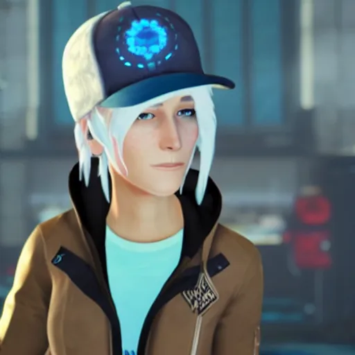 Image similar to chloe price with ice powers