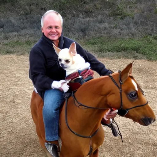 Image similar to chihuahua riding a horse