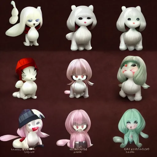 Image similar to cute fumo plush inspired by historical figures, artstation