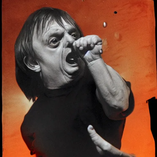 Image similar to fleshy wet mark e smith turned inside out, practical effects, horror