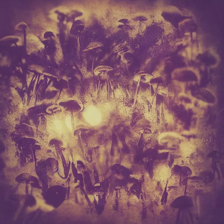 Image similar to double exposure of dally life, symbols of live, explosion, love is the most relevant theme, love is infinity, love is begin of all, 8 k resolution, artistic mode, artistic, trending on instagram, long exposure, love art, serious, fantasy and dreams vibes, mushrooms style and macro style