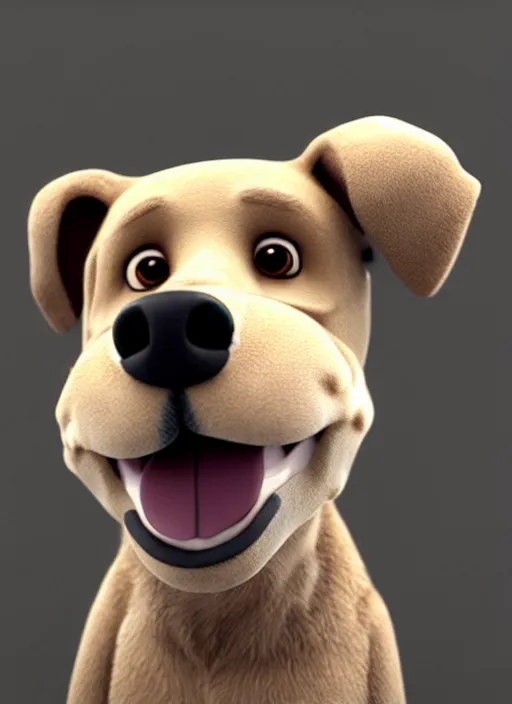 Prompt: jake the dog, realistic, photorealistic, cgi, 3 d render, highly detailed