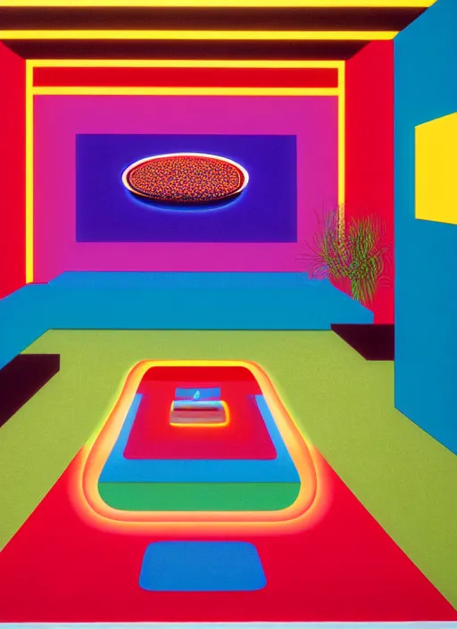 Image similar to living room by shusei nagaoka, kaws, david rudnick, airbrush on canvas, pastell colours, cell shaded, 8 k