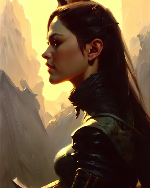 Image similar to a potrait of a human rogue, dungeons and dragons, fantasy, fine details. night setting. realistic shaded lighting poster by ilya kuvshinov katsuhiro, artgerm, jeremy lipkin and michael garmash, unreal engine, radiant light, detailed and intricate environment, digital art, trending on art station