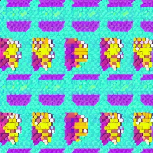 Image similar to a pattern inspired by pokemon backgrounds, gameboy color graphics