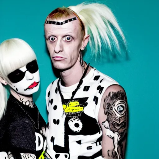 Prompt: die antwoord cover photo