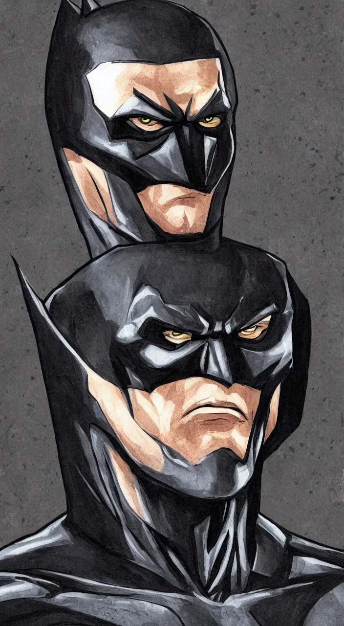Prompt: a portrait of the batman