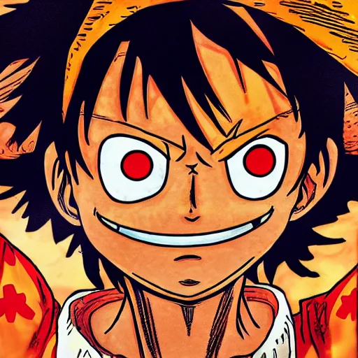 Prompt: Monkey D. Luffy