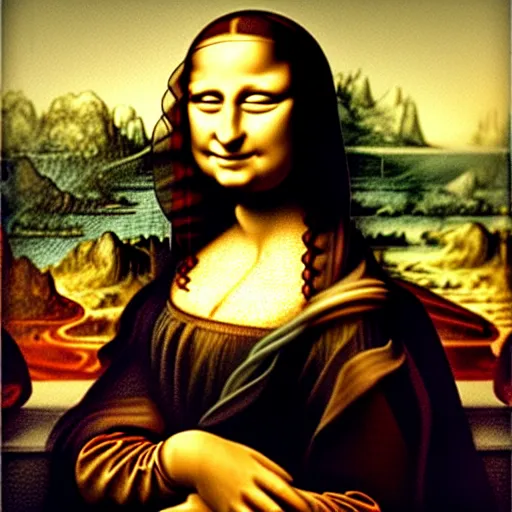 Mona lisa 2025 head and shoulders