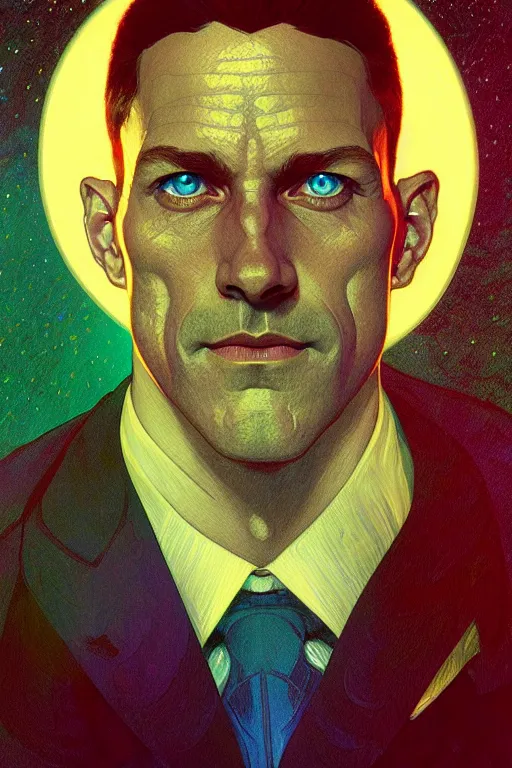 Prompt: a portrait of doctor manhattan, fantasy, sharp focus, intricate, elegant, digital painting, artstation, matte, highly detailed, concept art, illustration, ambient lighting, art by ilya kuvshinov, artgerm, alphonse mucha, and greg rutkowski