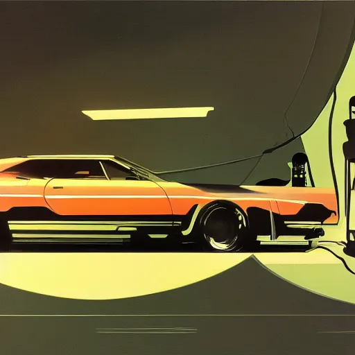 Image similar to syd mead