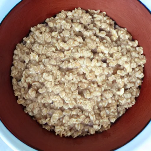 Image similar to apple made out of oatmeal