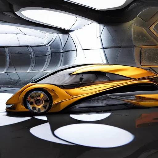 Image similar to car race: cars portraits, low camera angle, motherboard forms designed by zaha hadid, sci-fi futuristic ultra realistic photography, shot by Andrei Tarkovsky, keyshot render, octane render, unreal engine 5 lumen, high oiled liquid glossy specularity reflections, ultra detailed, golden hour, dramatic lighting 4k, 8k, 16k in the style ofblade runner 2049 Cyberpunk 2077 ghost in the shell thor 2 marvel film : tilt shift: sharp focus