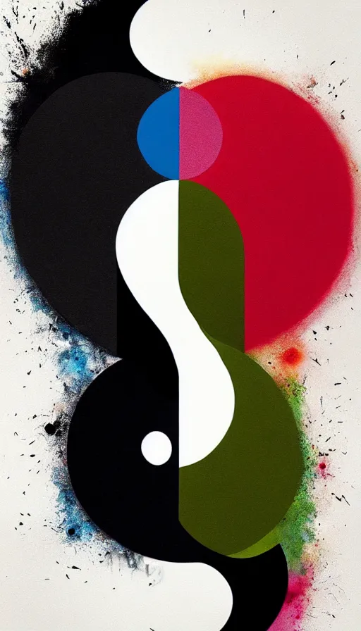 Image similar to Abstract representation of ying Yang concept, by Sam Spratt