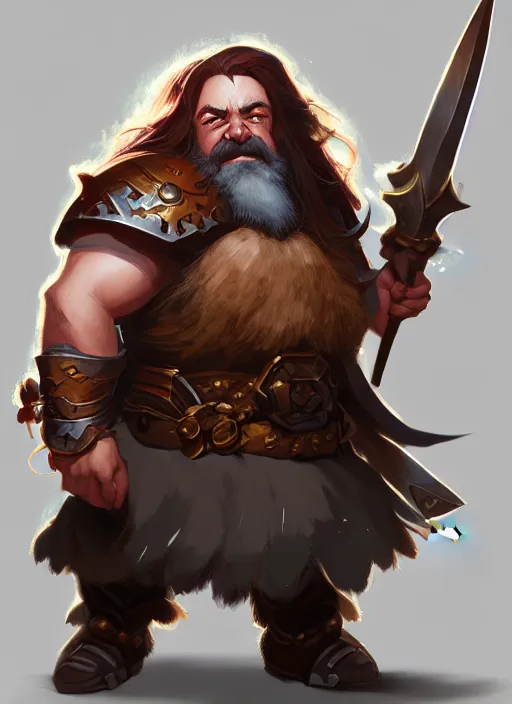 Image similar to character concept art of a dwarf warrior, key visual, realistic shaded perfect face, fine details by stanley artgerm lau, wlop, rossdraws, james jean, andrei riabovitchev, marc simonetti, and sakimichan, trending on artstation