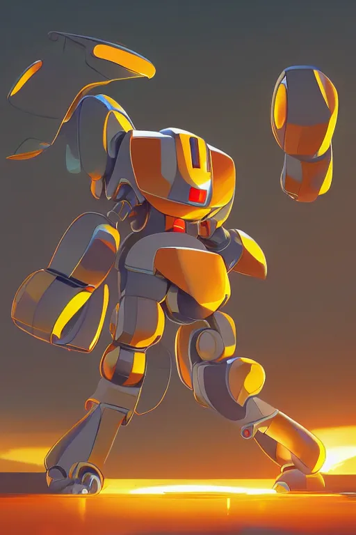 Image similar to metabots medabots medarotto medarot robot minimalist comics, behance hd by jesper ejsing, by rhads, makoto shinkai and lois van baarle, ilya kuvshinov, rossdraws global illumination ray tracing hdr radiating a glowing aura