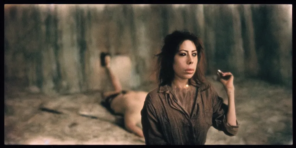 Prompt: detailed medium format photo, polaroid still from tarkovsky movie, of christy canyon, high production value, intricate details, 8 k resolution, hyperrealistic, hdr, photorealistic, high definition, tehnicolor, award - winning photography, masterpiece, amazing colors