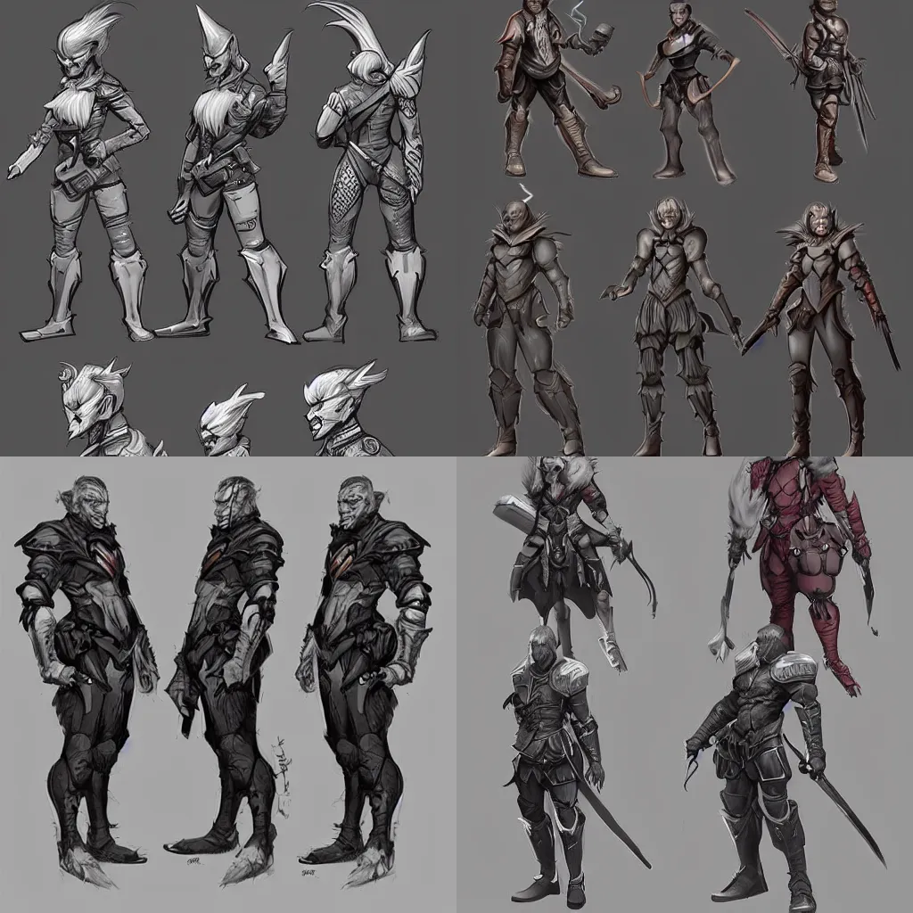 Prompt: valorant character design trending on artstation concept art