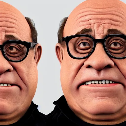 Image similar to hyperrealistic mixed media realistic sculpture of danny devito with the torso of an octopus, stunning 3 d render inspired art by xiang duan and thomas eakes, perfect facial symmetry, hyper realistic texture, realistic, highly detailed attributes and atmosphere, dim volumetric cinematic lighting, 8 k octane detailed render, post - processing, masterpiece,