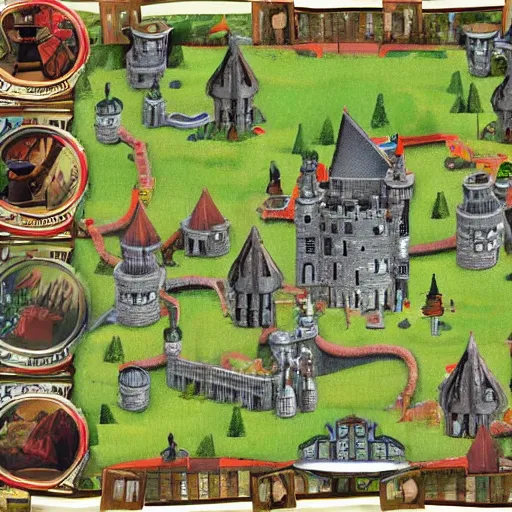 Image similar to The game Kingdoms and Castles.