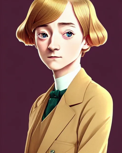 Prompt: portrait Anime as saoirse ronan grand budapest hotel girl cute-fine-face, brown-blond-hair pretty face, realistically shaded, Perfect face, fine details. Anime. grand budapest hotel, realistic shaded lighting by Ilya Kuvshinov, katsuhiro otomo, ghost-in-the-shell, magali villeneuve, artgerm, rutkowski, WLOP Jeremy Lipkin, Giuseppe Dangelico Pino, Michael Garmash, Rob Rey