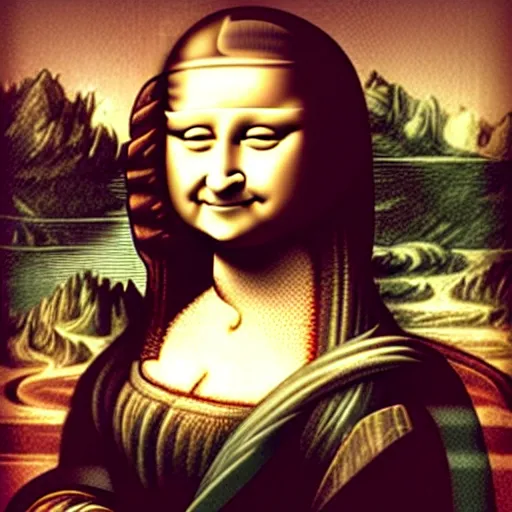 Image similar to Draws a hyper realistic image of monalisa