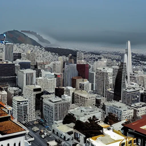 Prompt: san francisco in the year 2 0 4 8