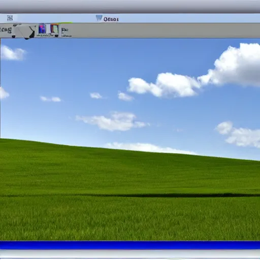 Prompt: windows xp street view