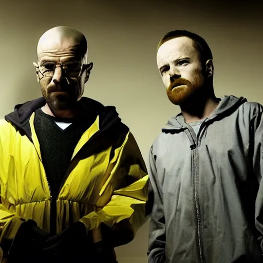 Image similar to walter white and jesse pinkman muckbang