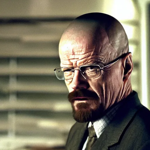 Image similar to A still of Walter White in Lost tv show