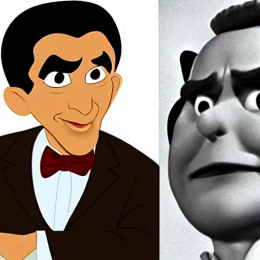 Image similar to Rod Serling as a Disney character