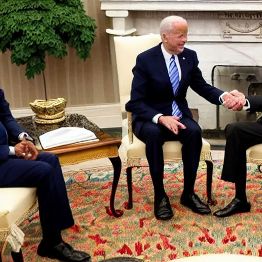 Image similar to Biden meeting Nicolás Maduro