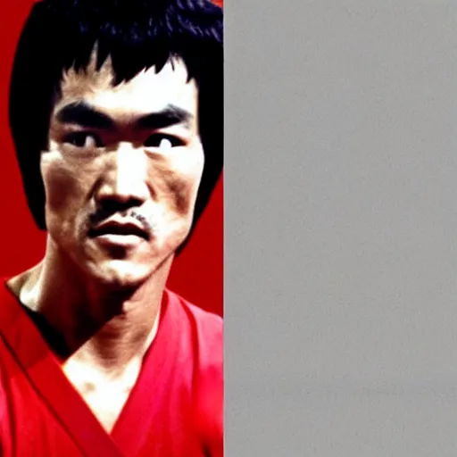 Prompt: Bruce Lee as an old man, if he was still alive today