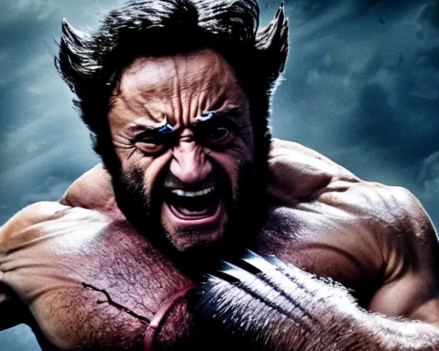 Image similar to cinematic still, danny devito as wolverine, x - men ( 2 0 1 9 )