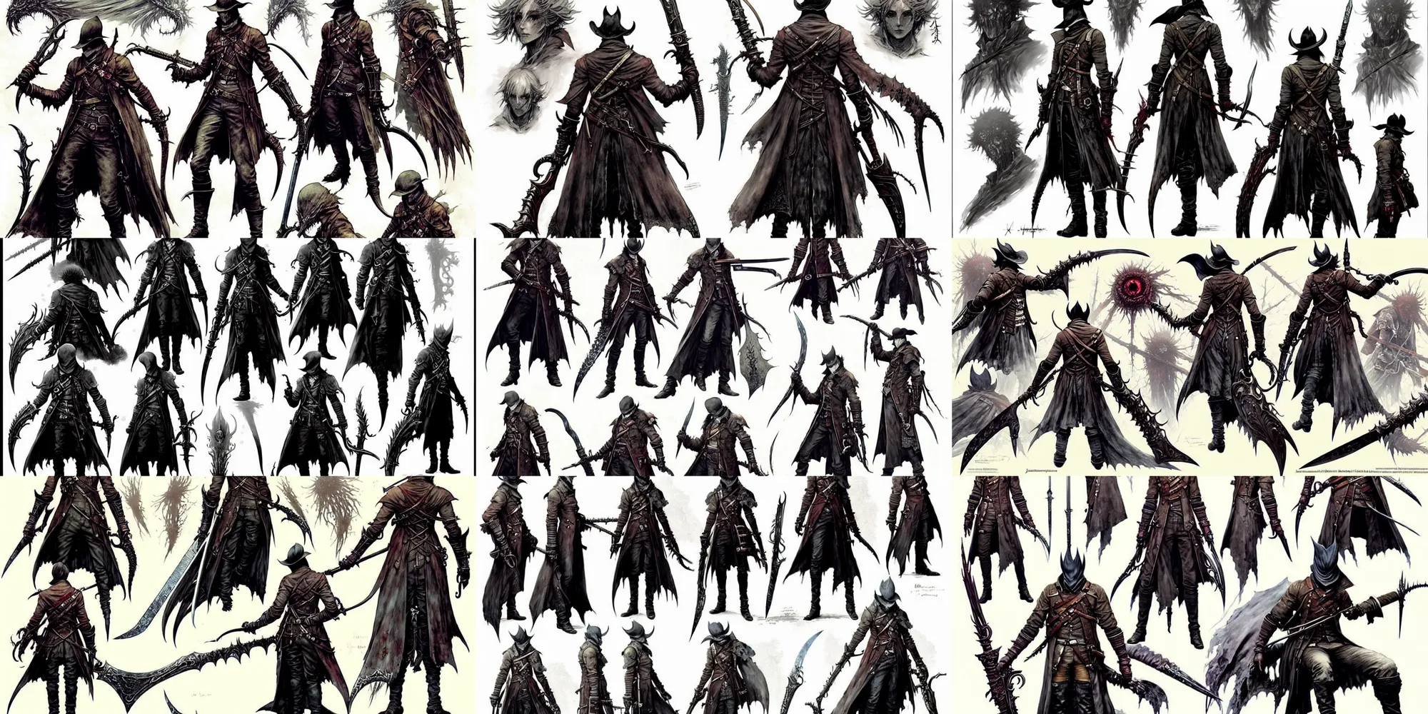 Prompt: ( ( ( ( ( bloodborne weapon cover art. weapon reference sheet. ) ) ) ) ) by jean - baptiste monge!!!!!!!!!!!!!!!!!!!!!!!!!!!