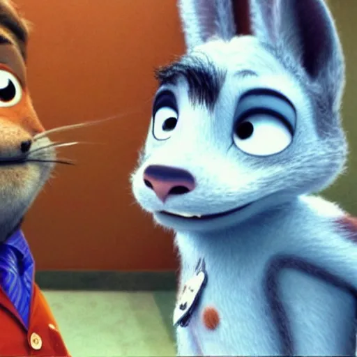 Image similar to robin williams as a zootopia character