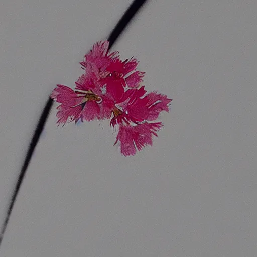 Image similar to japanese cherry on the surface of saturn