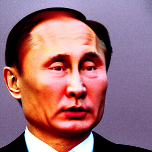 Image similar to sony 35mm photo of kim jong putin. Soft light, high quality