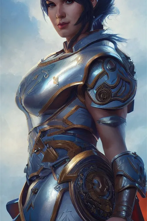 Image similar to amazon valkyrie athena, d & d, fantasy, portrait, highly detailed, headshot, digital painting, trending on artstation, concept art, sharp focus, illustration, art by artgerm and greg rutkowski and magali villeneuve